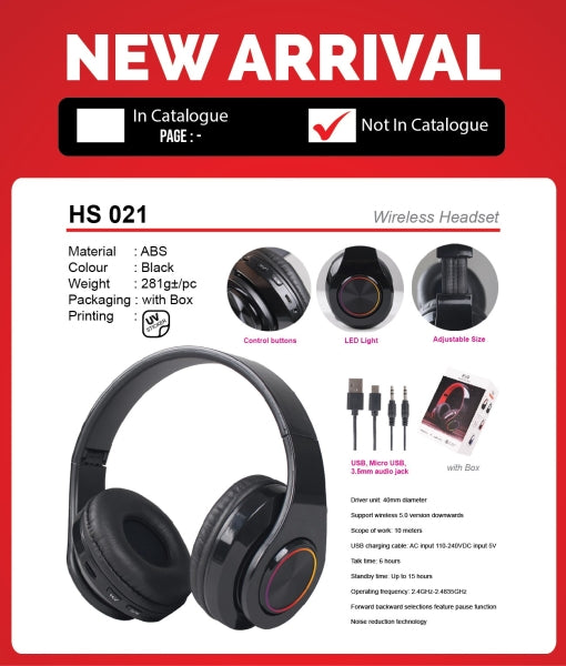 HS 021 Wireless Headset