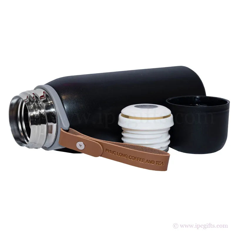AA129 Metal Straw Double Wall Stainless Mug 350ml