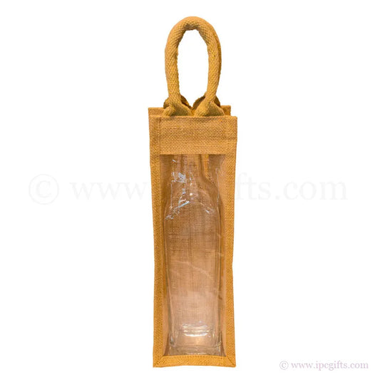 Premium Jute Bag for Wine/Champagne Holder